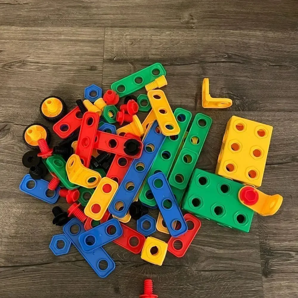 ETI Toys Lil' Engineers STEM Learning Educational Construction Blocks 95 Pieces